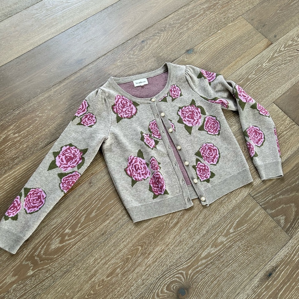 Heartloom Floral Sweater Medium